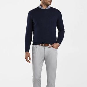 Peter Millar Navy Merino Wool Crewneck XL